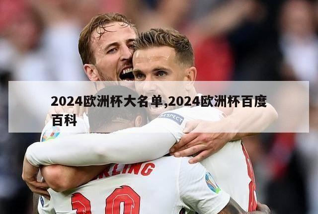 2024欧洲杯大名单,2024欧洲杯百度百科